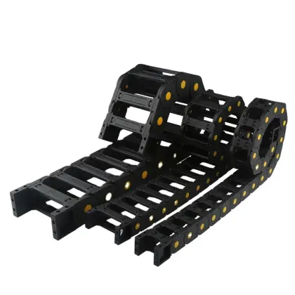 High-strength cable drag chain fully enclosed engineering