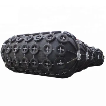 Used Marine Pneumatic Yokohama Boat Fenders with Chain and Tire Net for Ship to Dock