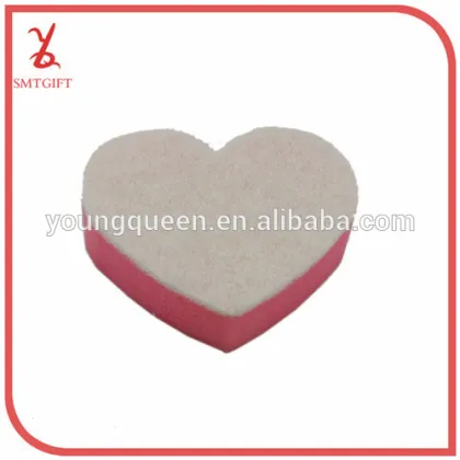 QJB32 2015 heart - shaped sponge / sponge scouring cloth / cleaning cloth