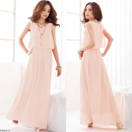 Hot sale Bohemian Style Chiffon Long Beach Skirt