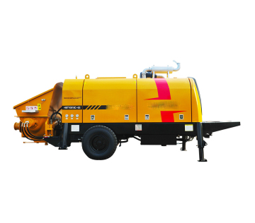 Pompa del rimorchio HBT8018C-5S cinese a prezzi accessibili con capacità di consegna 85/50m³/h e massa 7300 kg in vendita
