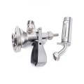 SS304 Manual Beer Keg Coupler with Sight Glass