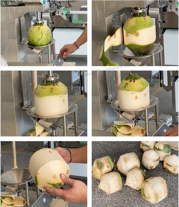 coconut peeling machine