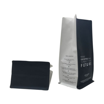 Square Flat Bottom Paper Pouch Food Packaging Bag