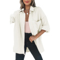 Damen Farbblock -Button -Down -Shirts