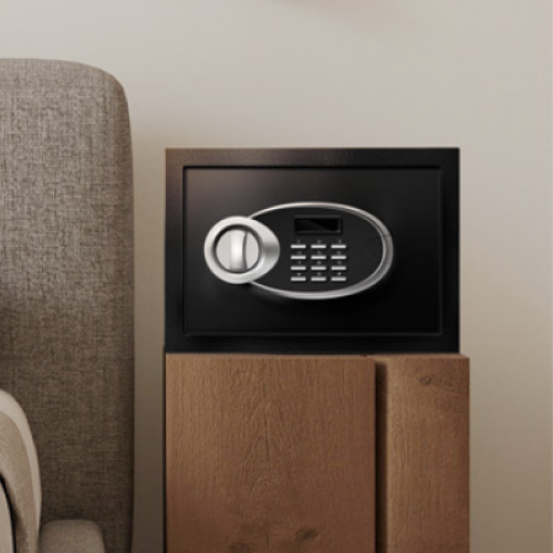 Small Security Safe with Programmable Electronic Keypad