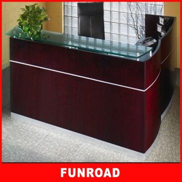 Hot Sale Wood and acrylic beauty pattern store checkout table
