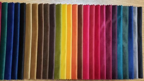 Farbowany zwykły materiał holenderski aksamit na meble sof