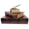 Vintage Decorative Books Box For Coffee Table Decor