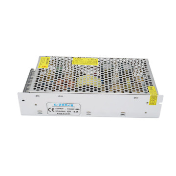 12V 16.5A 200W LED Driver - S-200-12 Constant Voltage Switching Power Supply