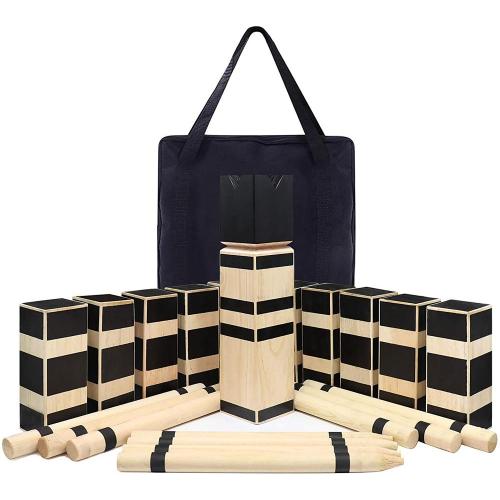 China Kubb Game Set Wooden Outdoor Lawn Game Manufactory