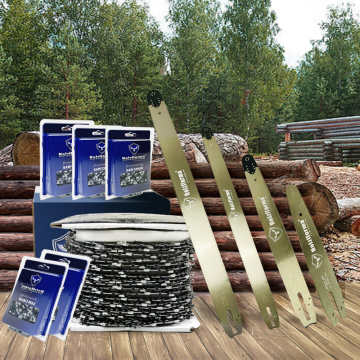 Holzfforma 32 ιντσών ημι -σμίλη Skip Tooth Saw Chain 3/8 '.058' '105DL