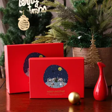 Custom Printing Christmas Gift Packaging Rigid Paper Boxes
