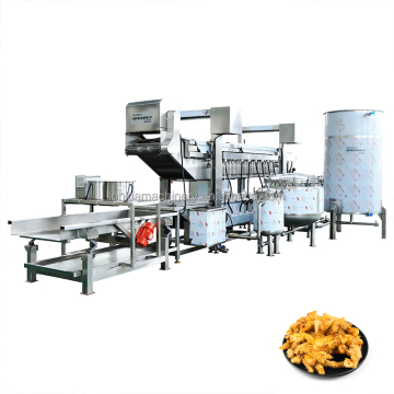Continuous Fryer Food Machine: Grade 304 Stainless Steel, Easy Operation