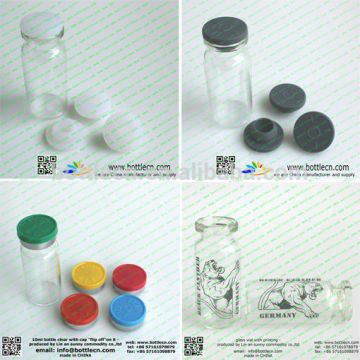 usp type I 10ml pharmacuetical injection clear glass vials with 20mm for sale