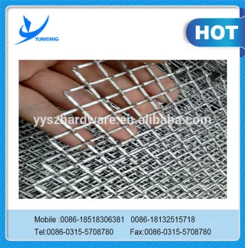 galvanized steel wire mesh 3mm crimped wire mesh panel