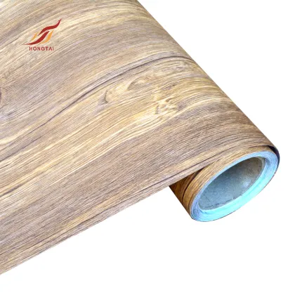 furniture cabinet door decorative wood grain vinyl film