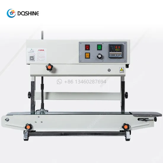 Low Price Continuous Band Kraft Paper Tea Bag Heat Sealing Machine with Conveyor Belt