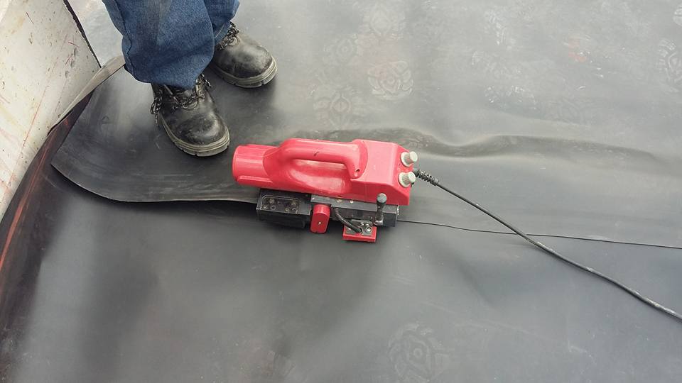 hot wedge welder for hepe geomembrane