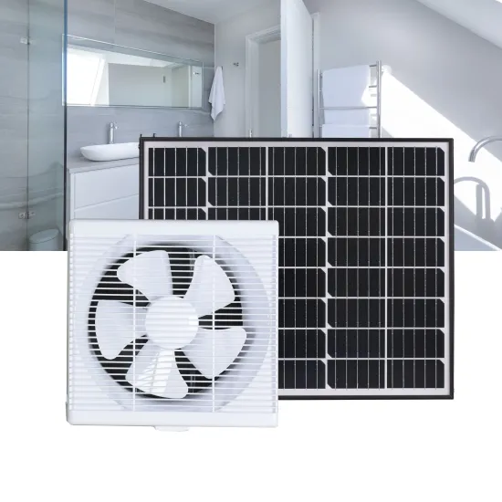 Solar Powered Wall Mounted Ventilation Exhaust Fan for Kitchen and Bedroom