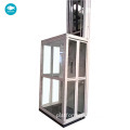 Small Shaftless Residential Hydraulic Elevators for Houses and Villas