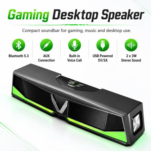 RGB Oyun Masaüstü Soundbar