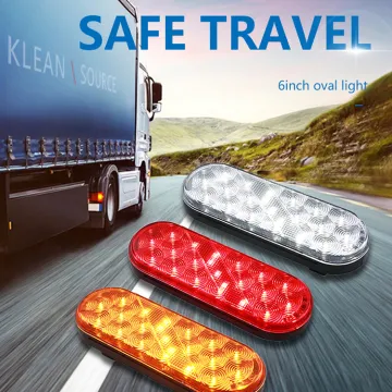 Run/Brake/Indicator/Reverse 6 inch oval led tail light
