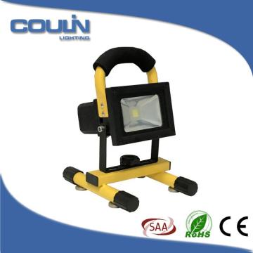 Coulin 10W IP65 outdoor led flood lamp rechargeable