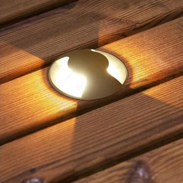 Durlite IP68 Lights de terrasse étanche - 2W à 9W, monté surface, un à quatre côtés, éclairage souterrain extérieur et LED