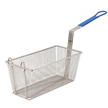 Stainless Steel Frying Basket for Electric Stove with Oil Pan Filter