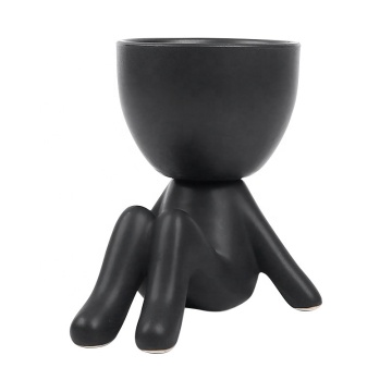 Indoor Outdoor Resin Planter - Face Sculpture for Home and Office Decor