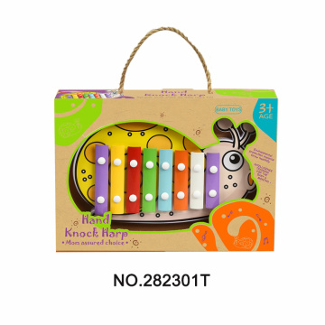 Environmentally Friendly 8-Tone Hand Knock Instrument Toy