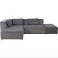 Modernes graues modulares Kompressionsofa