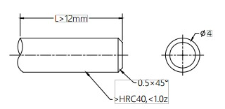 Barrel Damper for Computer Conference Table
