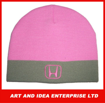 Latest promotion knitting beanie for custom beanie hats