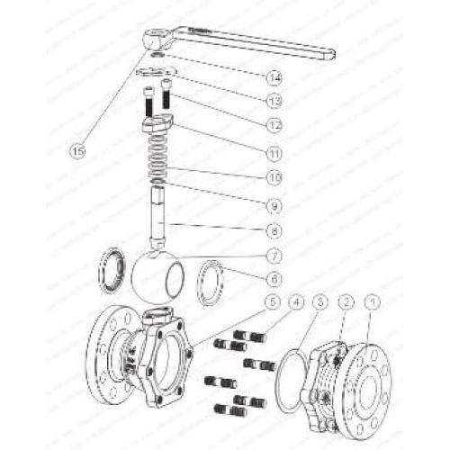 Cast Steel Floating Ball Valve