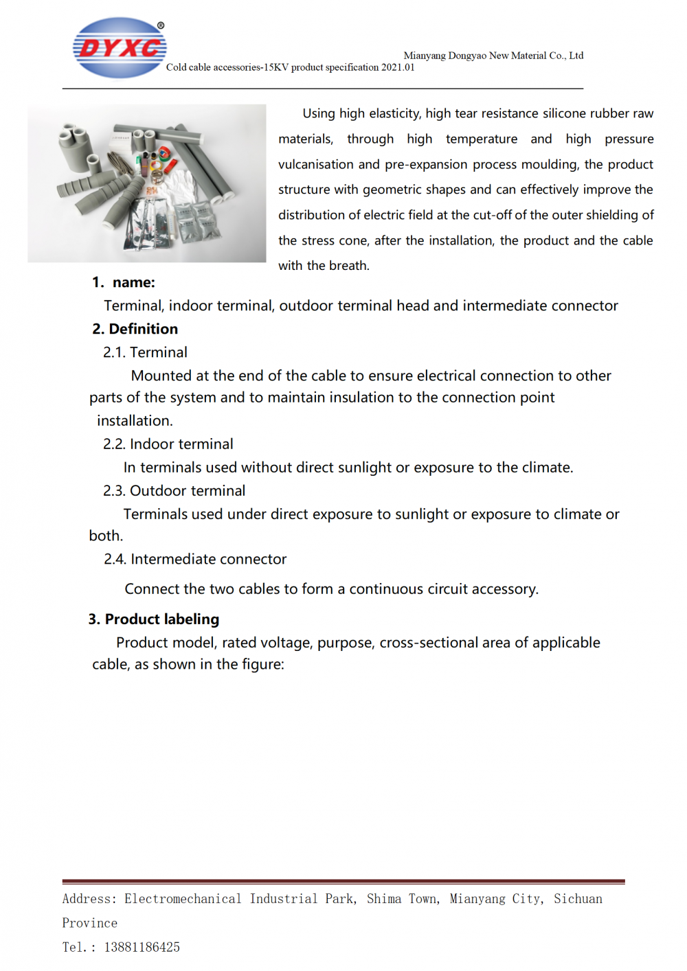 Cold-shrink accessories-15KV