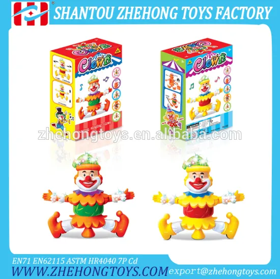 Hot selling plastic spinning top toy with music and light