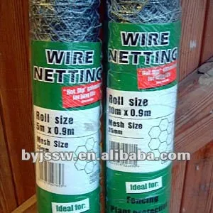 Galvanized or Pvc Coated Hexagonal Mesh Wire