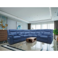 Living Room Large Leather Electric Corner Recliner Sofa