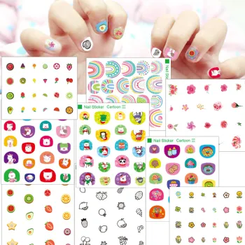Cute Kids Nail Art Stickers & Decals for DIY Toe Manicure and Nail Decorations