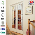 JHK-G22 Inserts Leaded Decorative Fiberglass Dutch Glass Door