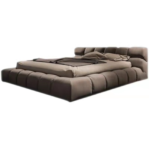 Almacenamiento de telas King Size Bed de madera