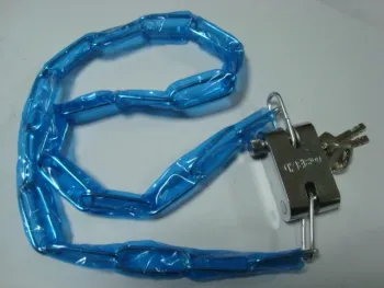 Iron Blade Padlock With Chain