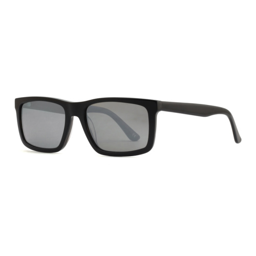 Men Fashion UV400 Nylon Polarized Shades Acetate Sunglasses