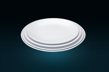 14 Inch Shallow Round Melamine Plate