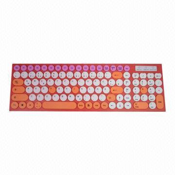 Keyboard for iPad, with 1.4m Cable, Colorful Chocolate Keycaps, and Supports Multiple Languages