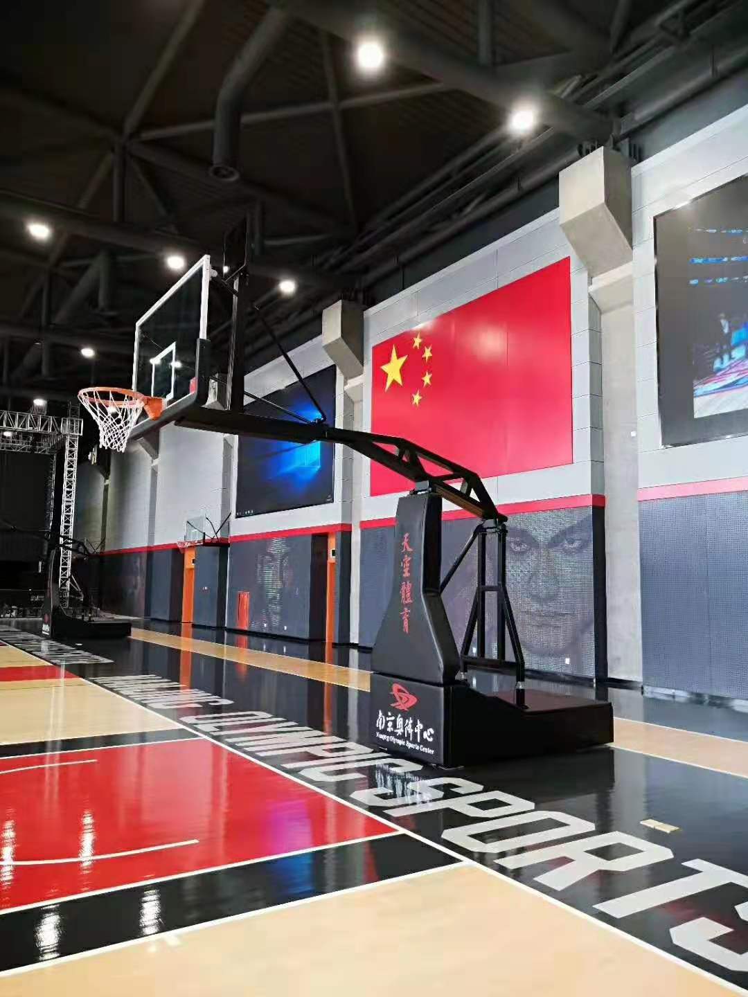 FIBA approved portable Basketball hoop Stand