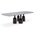 Modern Quality Unique Marble Rectangular Dining Table