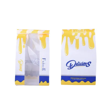 custom printed bakery paper bread bag